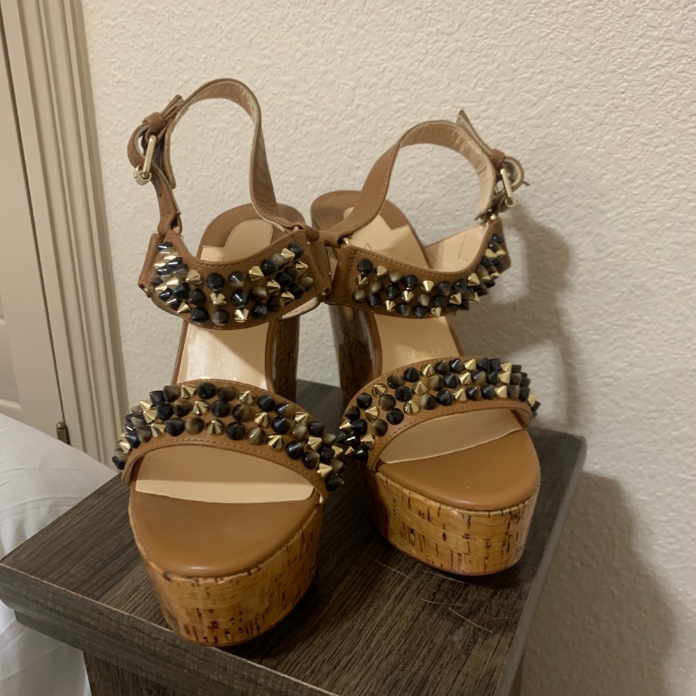 Christian Louboutins Wedges